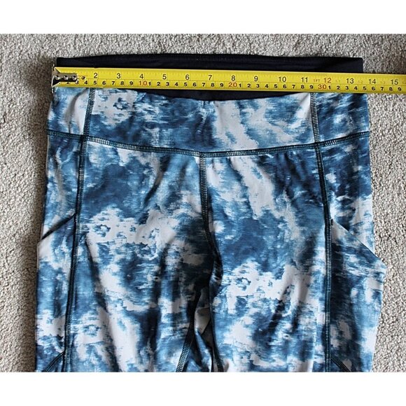 Lululemon Speed Tight III - Tie Dye Pattern - Sea Side Alberta Lake, sz 6 - Picture 2 of 12